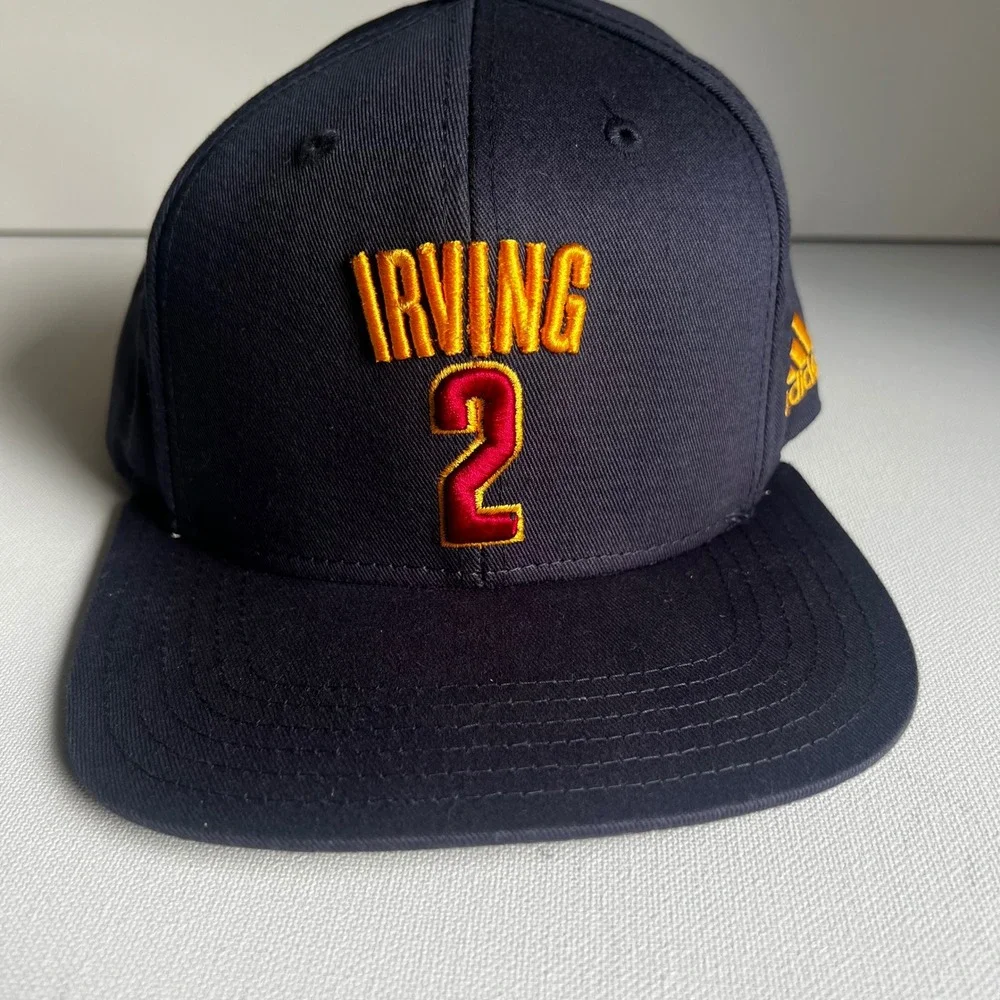 Adidas Cleveland Cavaliers Kyrie Irving 2 Snapback Hat Navy Blue Mens Cap 580